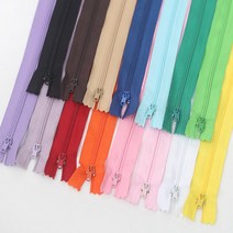 지퍼 23cm / 자크 바지지퍼 수선 퀼트 파우치 만들기 의류 부자재 작크 금속, 파랑