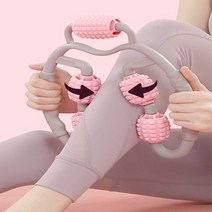 제이와이홀딩스 종아리 마사지기 다리 부종 붓기 롤러, 핑크, 1개