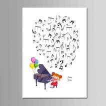 스크랩북 소박한 양장본 위한 용품 게스트 아기 소녀 소년 세례 호의 50x70cm DIY 지문 트리 서명 책 생일 선물 인쇄 캔버스 그림, [04] 50x70cm, [20] MC23