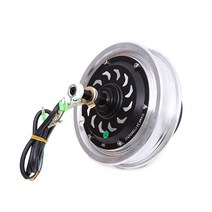 전동 퀵보드 타이어 10 인치 허브 모터 24V36V48V350W 드럼 브레이크 디스크, [01] 드럼 브레이크 24V350W, 1개