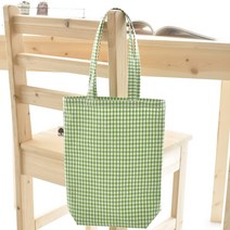 [핫트랙스] 데일리홈 시크체크 미니방수에코백(그린)