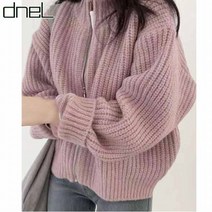 드넬 집업블루종니트DWK32207A