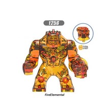 어벤져스 헐크버스터 아이언맨3 미니 캐릭터 피규어 장난감 블럭, 41.갈색 불 요소