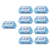 손소독티슈 소독용물티슈 손소독물티슈 손소독 티슈 클린케어 티슈 병원 의료 환경소독티슈 80매 8 pack 24pack, 클린케어 소독티슈 (80매), 8pack