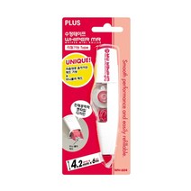 플러스 수정테이프 4.2mm 레드 본체, 단품
