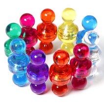 네오디움 장구자석 큐티 메모 체스 28mm, 분홍/특대28mm