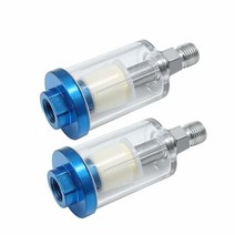 2 Pcs Water Oil Separator Filters Replacement for Spray Gun Air Line Compressor Tool