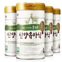 자연방목 유기농 산양분유 4단계 800g x 4, 단품