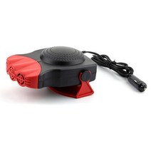 캠핑용무시동히터 화물차온풍기 휴대용 자동차 히터 서리 제거기 Demister 12/24V 200W 전기 앞 유리 ABS, 02 Red 24V_01 1 PC