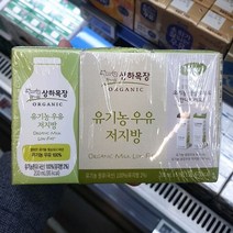 SANGHAFARM 상하목장 유기농우유 저지방 200ml x 6개입, 아이스팩 포장