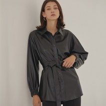 [ALANI THE GREY] CHAMPAGNE SHIRT (BLACK)
