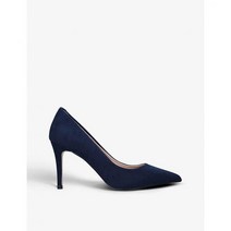 KG KURT GEIGER Alia2 suedette vegan court shoes - NAVY