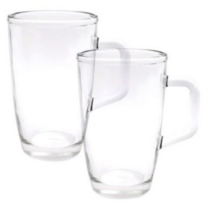 글라스락 손잡이 빅 머그컵 530ml, 투명, 3개입