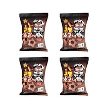 쿠키런 킹덤 큰별 초코스낵 간식거리 초코과자, 99g x 4개