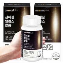 직장인 전해질 칼슘 밸런스 칼륨 1200mg 240정, 전해질밸런스칼륨 1200mg 120정 2개