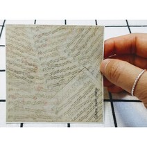 악보 메모지 스티커(모조지라벨) 8x8cm 1세트 10매