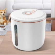 사료보관함 8L 진공압축 애견 사료통 고양이 강아지, 상세페이지 참조, 상세페이지 참조