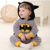 YFSJY 뜨거운 아기 늑대 공룡 Kigurumi 잠옷 의류 신생아 유아 Romper Onesie 동물 애니메이션 의상 복장 후드 겨울 점프 슈트