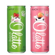 동아오츠카 오라떼 애플 피치 240ml 작은캔 (옵션 확인), 14캔, 애플(사과맛)
