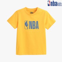 [NBA키즈] 빅로고 베이직 기본 반팔 티셔츠 K215TS995_YE