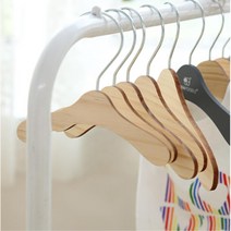 애견샵 옷 수납 정리 강아지원목옷걸이 우드 관리 애완용품점 나무 반려동물, 대 22cm-내츄럴