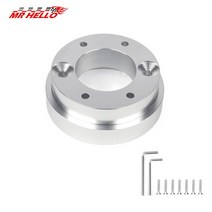 레이실휠 컨트롤러 For Logitech G29 70MM Steering Wheel Adapter 13 Inch PCD Racing Car Game Modificat, 한개옵션1, 01 Silver