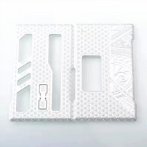 SXK BB/빌렛 박스 모드 DNA60 60W / 70W 키트 용 교체 전면 커버 패널 플레이트 vs yftk vwm mobb v2 CNC, 05 silvery