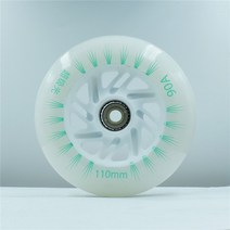 인라인바퀴 타이어 레드 컬러 LED 스케이트 휠 인라인 스피드 샤인 ruedas 110mm 90mm 롤러 타이어 블루, 14 purple 100mm