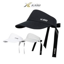 [던롭코리아 정품] 젝시오 레이디스 리본 바이저 여성 골프모자 [GAH-21085i], 화이트, 색상:화이트