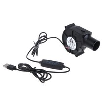 시로코팬 풍로 낙엽청소기 무선 송풍기 배풍기미니 터보 송풍기 5V USB 플러그 팬 원심 속도 컨트롤러, 한개옵션0