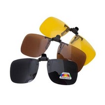 [색상]블랙 Polarized 편광클립 선글라스 편광렌즈클립안경 편광렌즈 썬글라스 편광안경 클립형안경