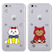 LG X 스킨 케이스 F740 R동화 고양이 투명 젤리, 인어냥_동화고양이투명JPT