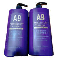 A9 탈모샴푸 대용량 1L x2개 / 식약처인증 탈모증상 기능성, 4세트