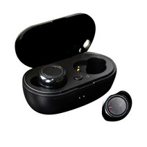 디이펙트 얼리버드 S30 대용량 블루투스 이어폰, 블랙, TWS-S30