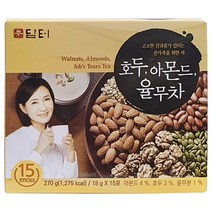 담터 호두 아몬드 율무차 18g x 15포, 5개