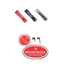 몽크로스 핀온릴커터 모자부착 자석 합사가위 PE절단 낚시줄 컷팅 낚시가위 라인카타 자석홀더, 레드커터