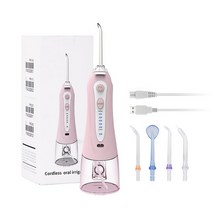 구강세정기 물치실 치간세정기 Azdent hf 9 irrigator usb 충전식 휴대 flosser 청소, HF-9 핑크