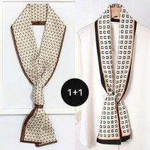 디아픽 2개세트 봄 가을 여성 롱 타이 스카프