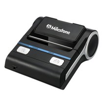 마일스톤 80mm 무선 블루투스 프린터 열 영수증 pos 미니 휴대용 프린터 escpos with mobile android ios pc, 프린터 전용, 나는 플러그