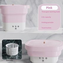 새로운 접는 세탁기 양동이 양말 속옷 미니 휴대용, 09 pink-UK, 09 pink-UK