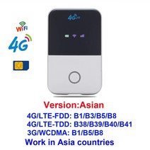 차량용 라우터MF925 잠금 해제 3G 4G 와이파이 라우터 미니 150Mbps Mifi 모바일 핫스팟 자동차 Usb 휴대용, 02 MF925 Asian