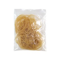 루시피 투밴드 헤어 미용실 파마 노란 고무줄 약 20g, 1개