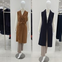 꼼빠니아 울 핸드메이드 벨티드 베스트 CABW0-WVT900_강서점