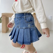 23 봄 모모앤 주름 청 치마바지 속치마있음 5호부터 17호