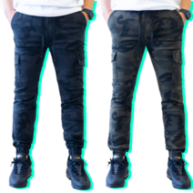 레디핏 카모 카고 밀리터리 스판 밴딩 건빵 조거팬츠_CLP534