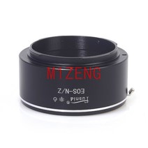 니콘 Z Z6 Z7 NZ z50 미러리스 카메라 바디에 캐논 eos 렌즈 용 삼각대가있는 EF-N/Z 어댑터 링, 01 only adapter