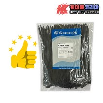 케이블타이 자이언트록 GT-370HD 370X7.6mm 100 300개입 케이블타이, 2. 검정색, 1. 100개입