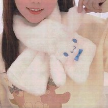 산리오 스키장갑 쿠로미 마이멜로디 시나모롤 Cinnamoroll 애니메이션 스카프 방한 장갑 선물