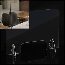 리시안제이 50X60CM 아크릴 칸막이 오픈형 식당칸막이 플라스틱가림막
