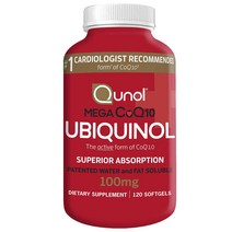 Qunol 퀴놀 메가 코큐텐 Ubiquinol 100mg 120정